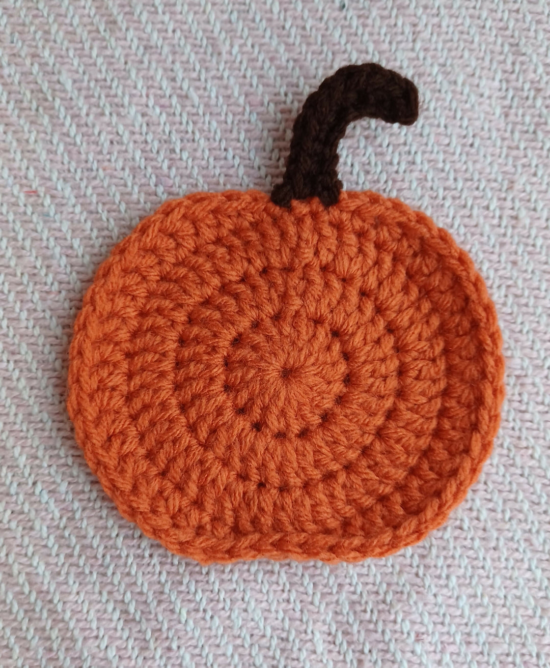 Crochet Pumpkin Coaster