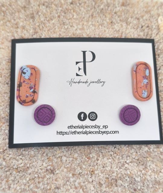 "Petite duo delight"øreringe