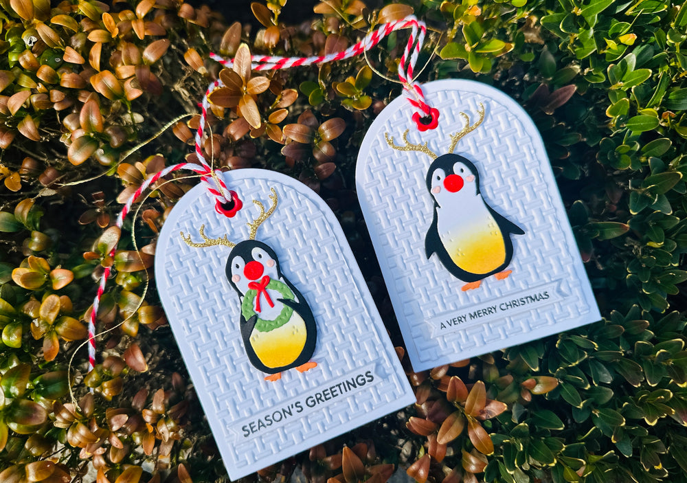 Set of 2 Handmade Christmas Gift Tags