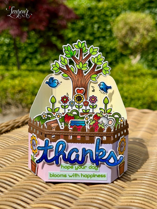 Pop Up Thank You Card