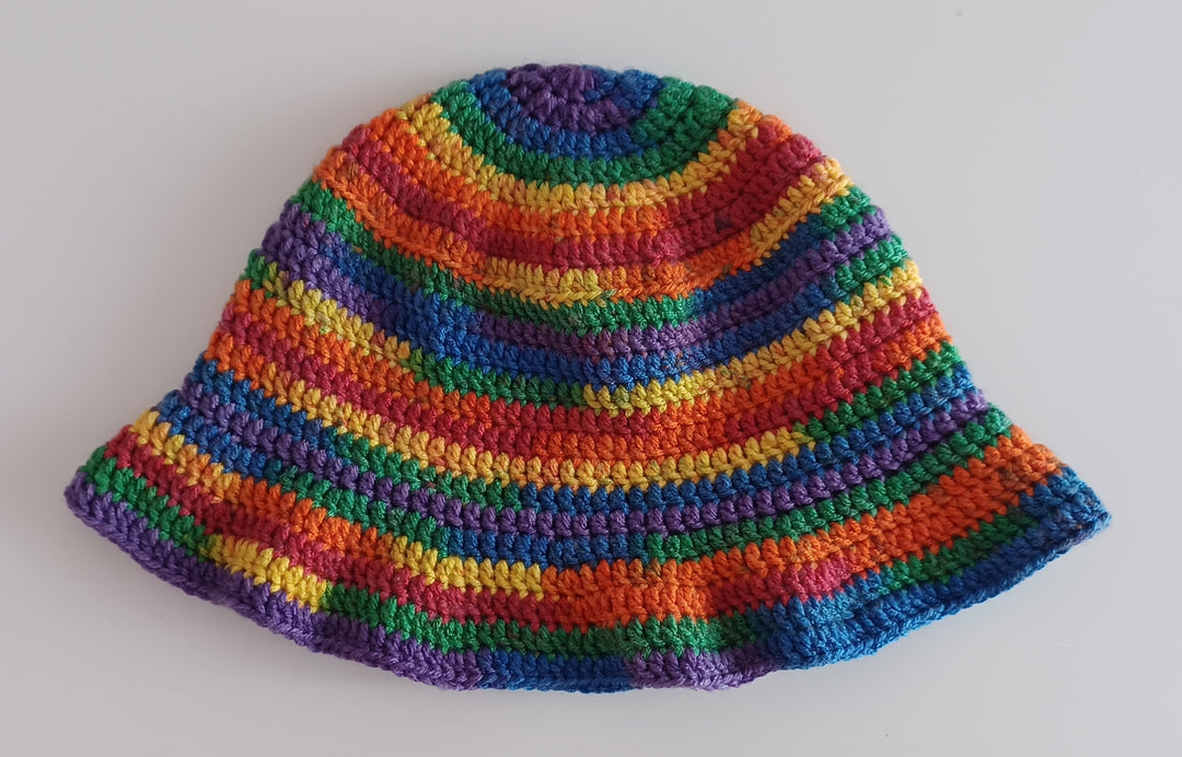 Crochet Pride Bucket Hat