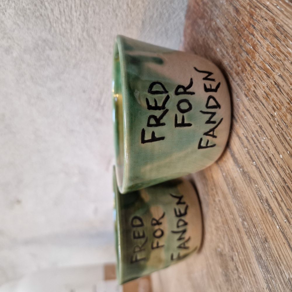 Fred for Fanden kopper u. hank (grøn)