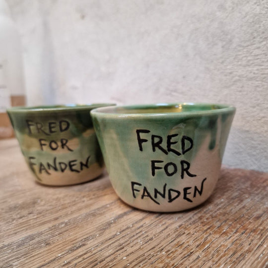 Fred for Fanden kopper u. hank (grøn)