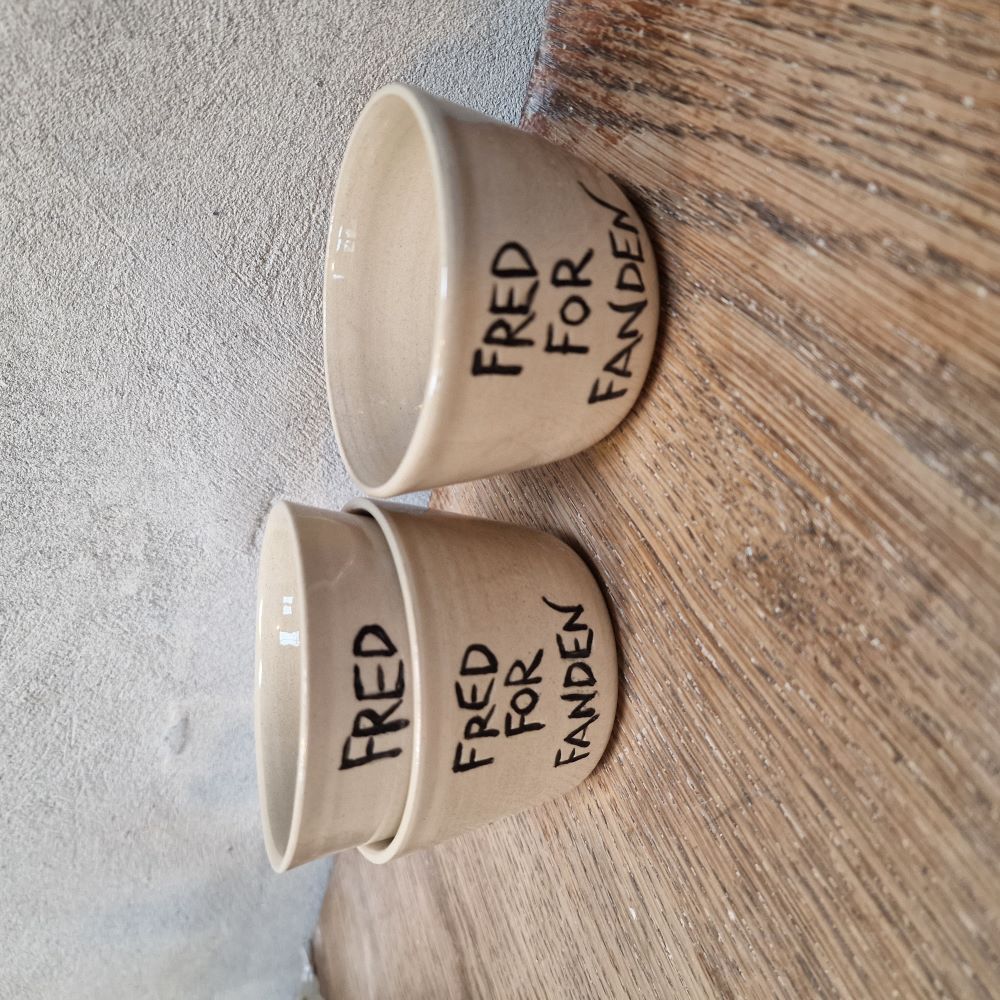 Fred for Fanden kopper u. hank (hvid)