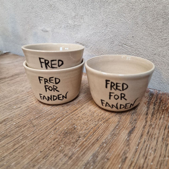 Fred for Fanden kopper u. hank (hvid)