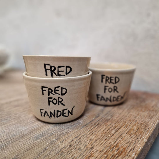 Fred for Fanden kopper u. hank (hvid)