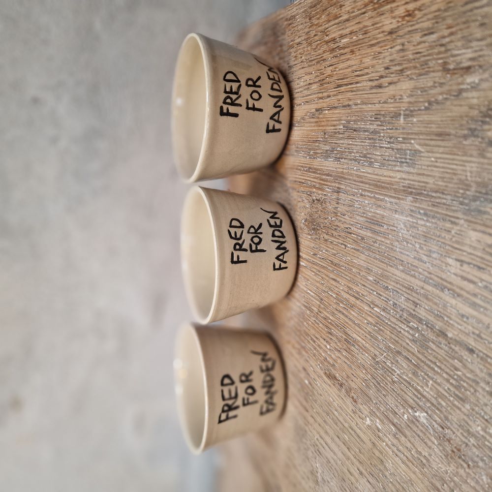 Fred for Fanden kopper u. hank (hvid)