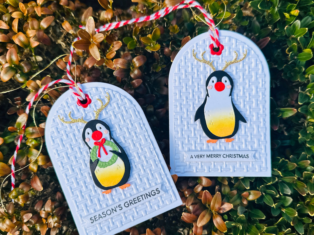 Set of 2 Handmade Christmas Gift Tags
