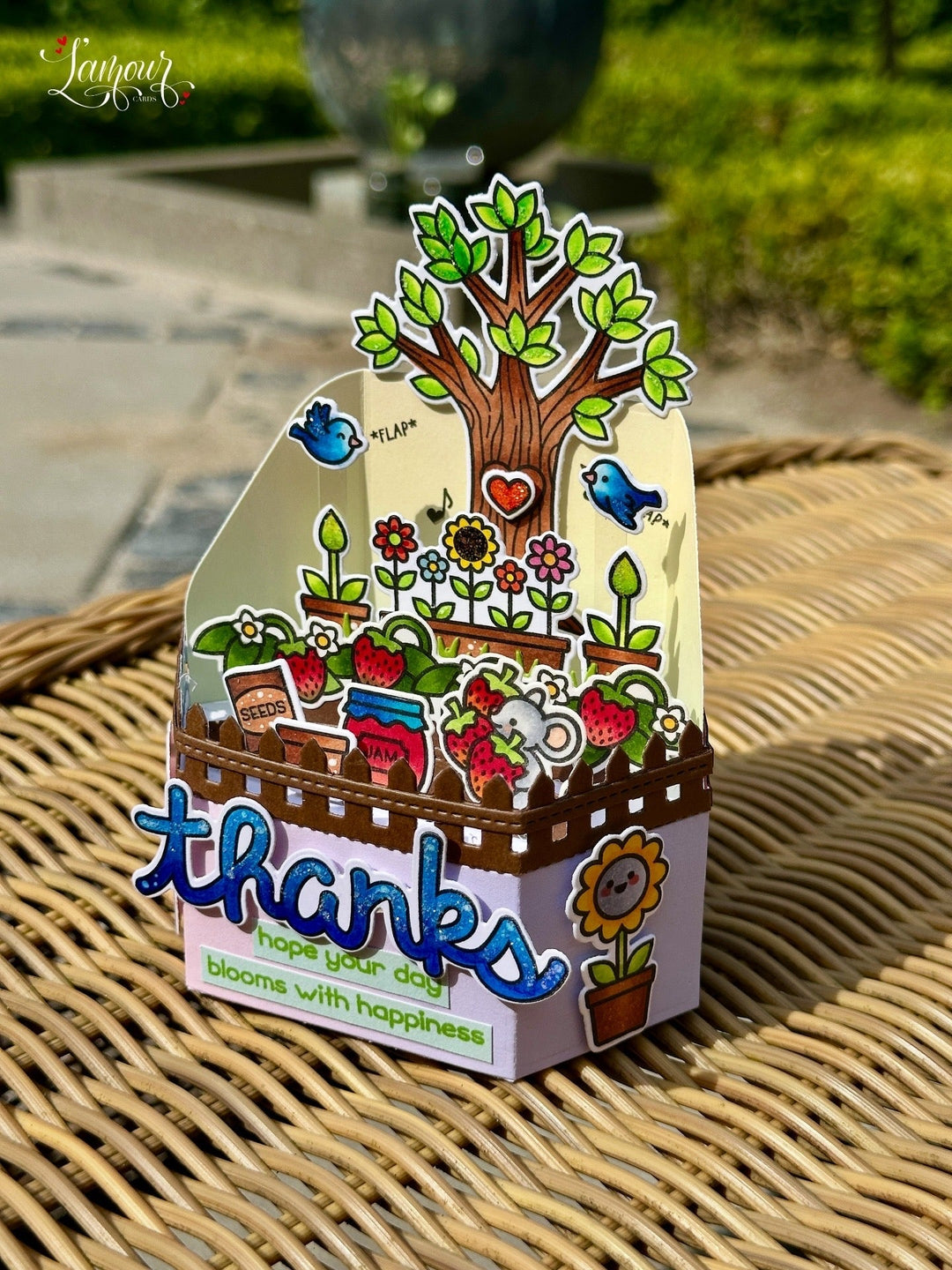 Pop Up Thank You Card