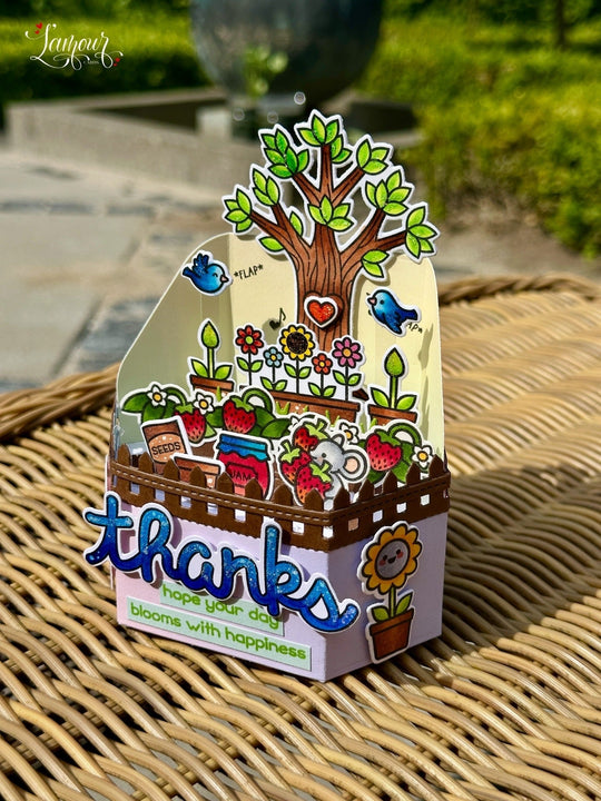 Pop Up Thank You Card