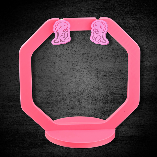 Micro Rex - lasergraverede øreringe