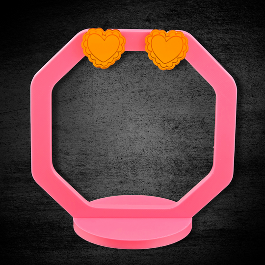 Mini Love - lasergraverede øreringe