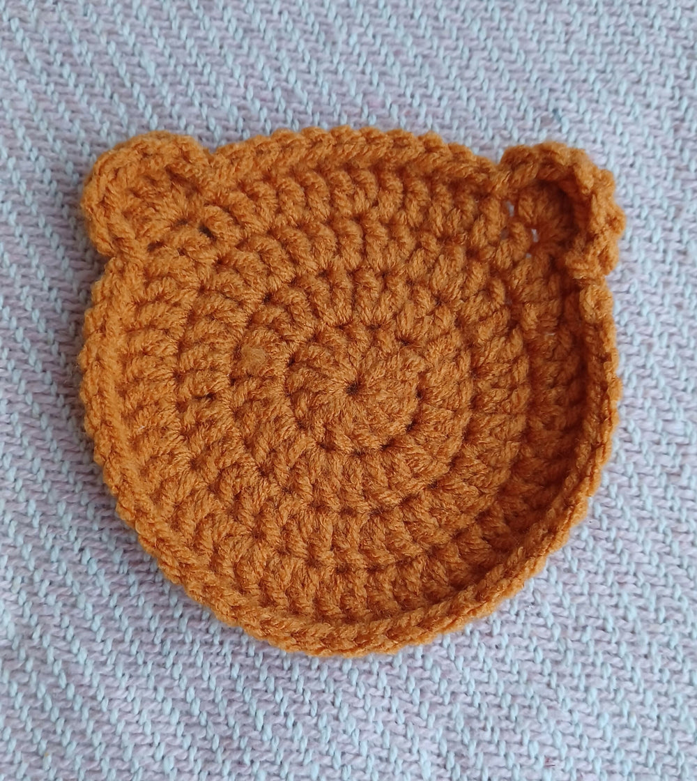 Crochet Bear Coaster