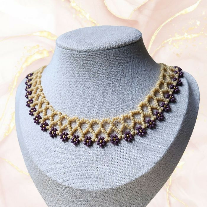 Choker halskæde med Miyuki perler – Elegant og farverig halskæde i tidløst design
