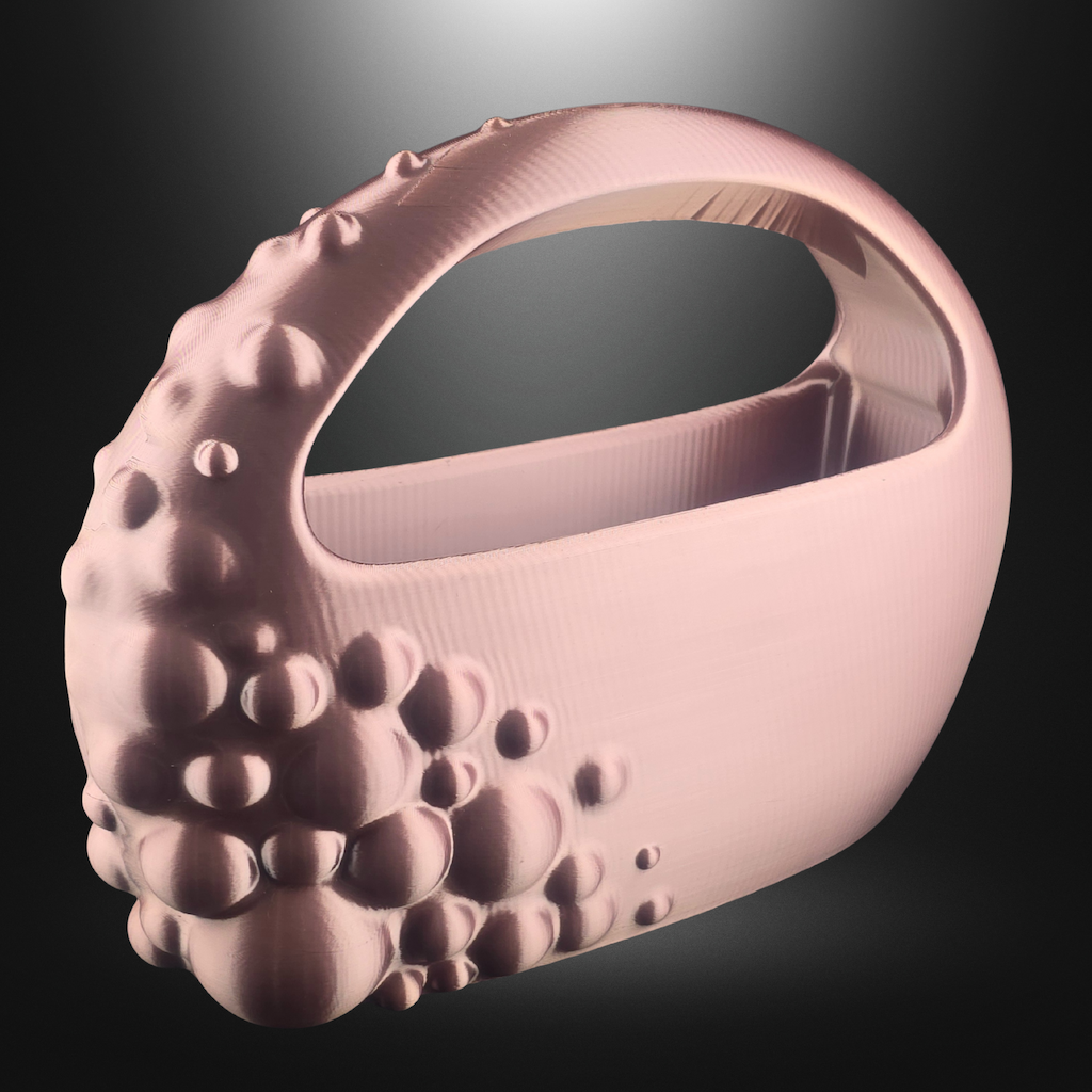 BUBBLES - 3D printet taske