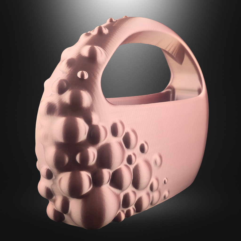 BUBBLES - 3D printet taske