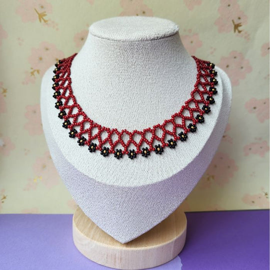 Choker halskæde med Miyuki perler – Elegant og farverig halskæde i tidløst design