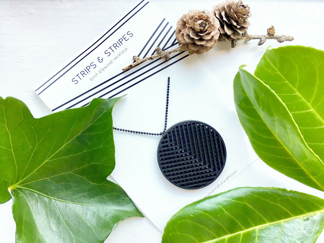 Wooden necklace