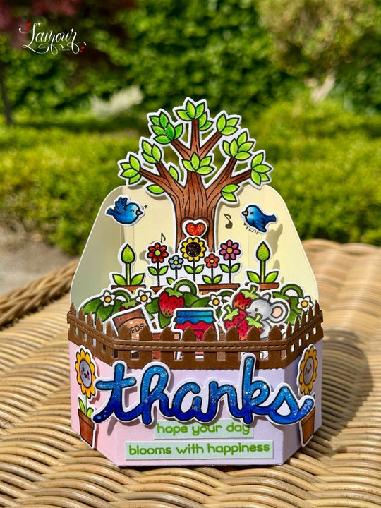 Pop Up Thank You Card