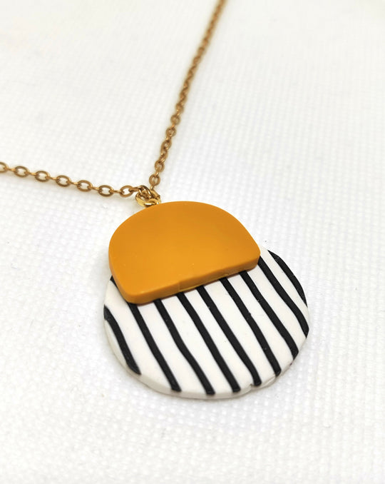 Luna stripes soleil necklace 4