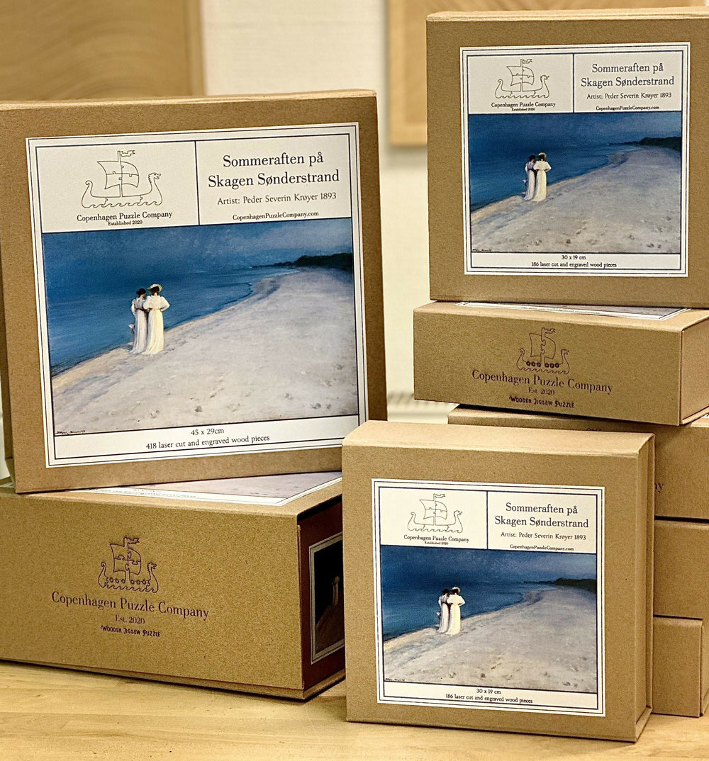Sommeraften på Skagen Sønderstrand Puzzle