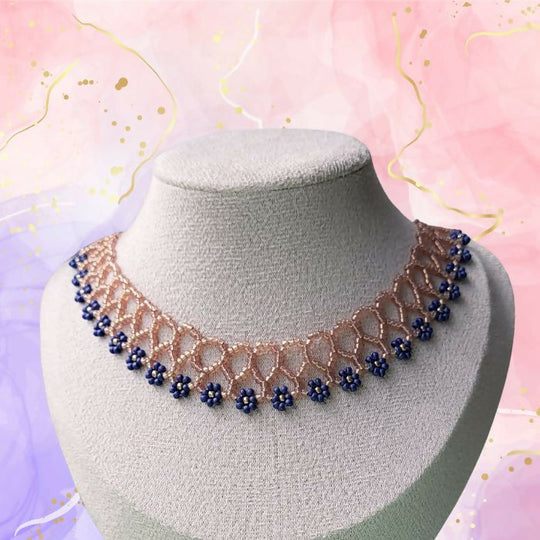Choker halskæde med Miyuki perler – Elegant og farverig halskæde i tidløst design