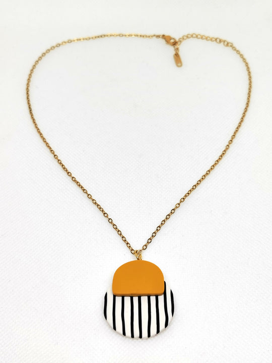 Luna stripes soleil necklace 2