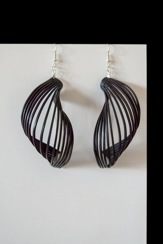 Leather earrings