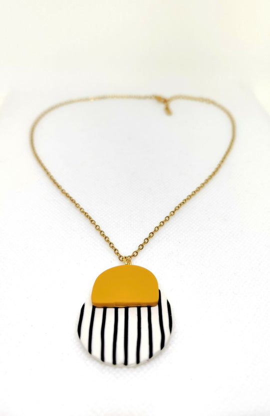 Luna stripes soleil necklace 3