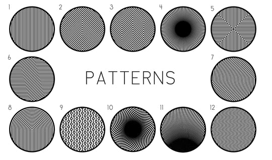 MOIRÉ trivet ø20 black