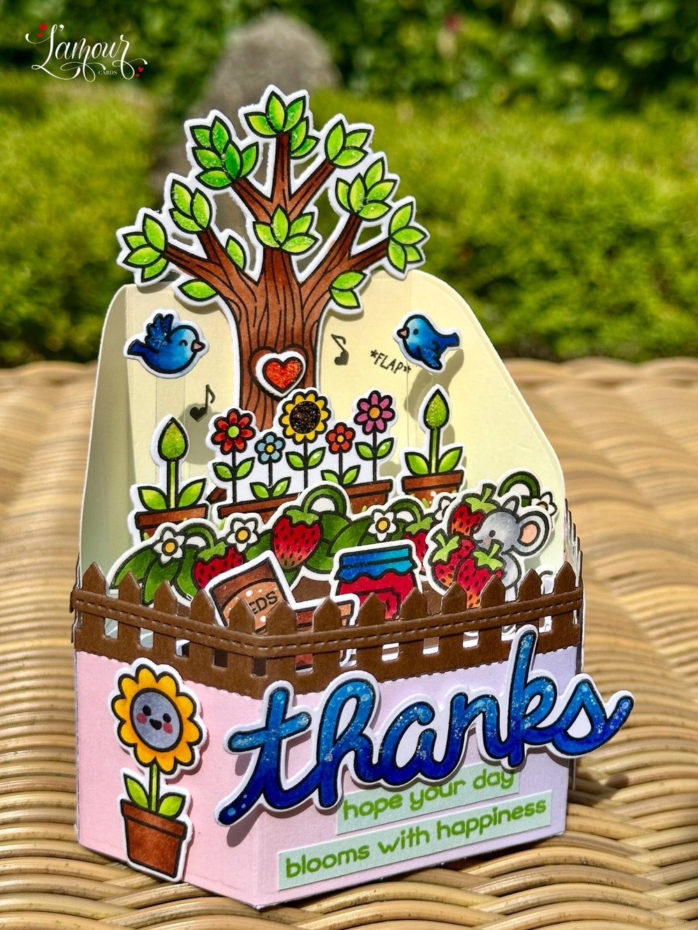 Pop Up Thank You Card
