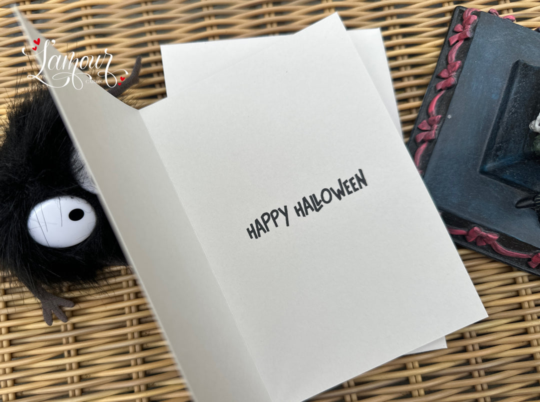 Handmade Halloween Card "Bone-Ratlling"