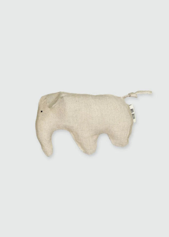 Children’s Plush Elephant – Upcycled Linen