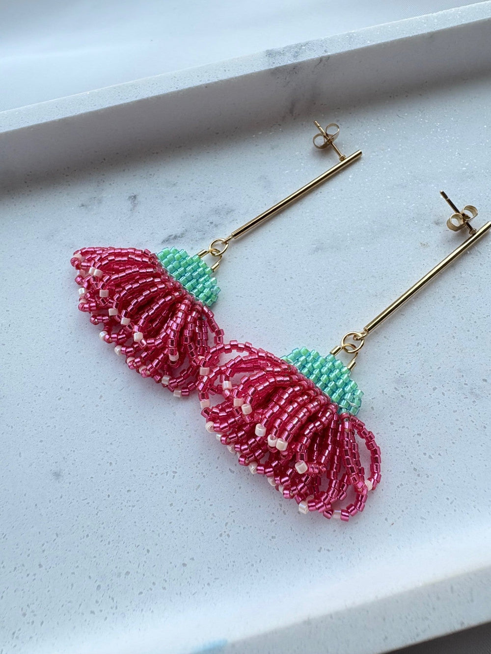 Flower earrings