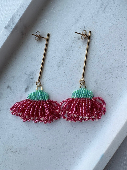 Flower earrings