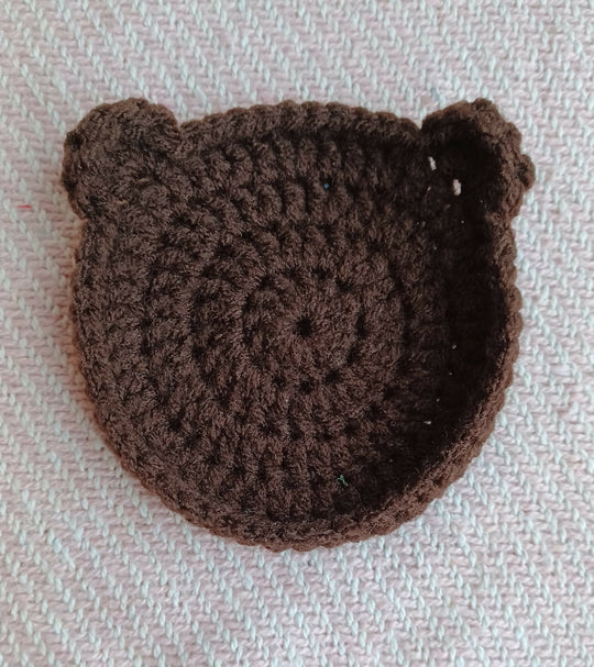 Crochet Bear Coaster