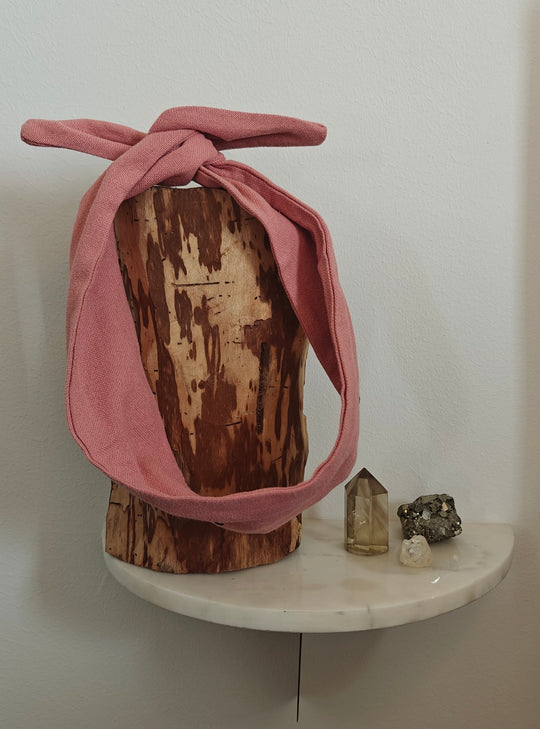 Small pink wireheadband
