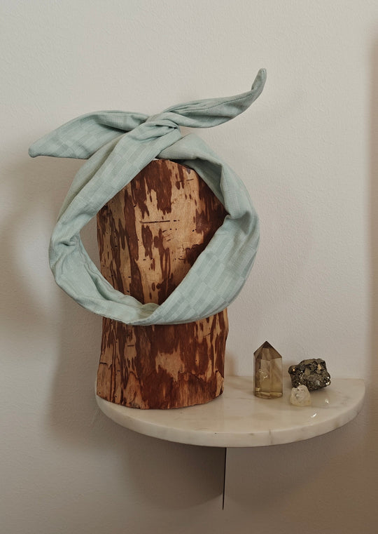 Small mintgreen wireheadband