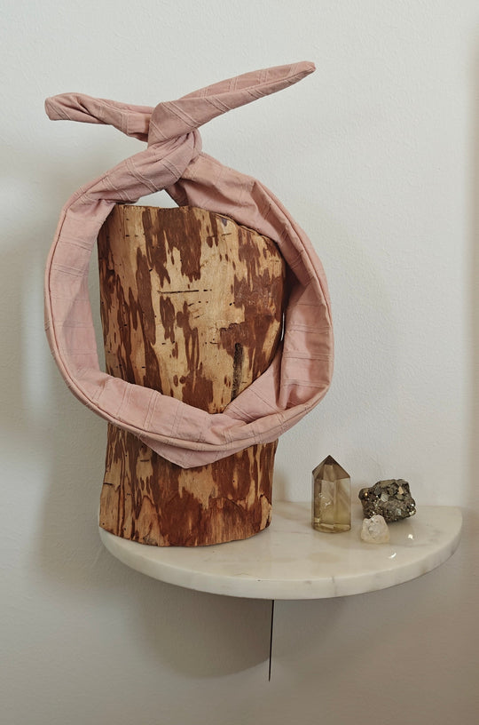 Small pink wireheadband