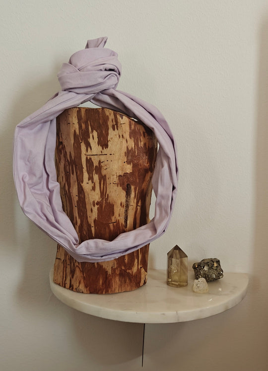 Big light purple wireheadband