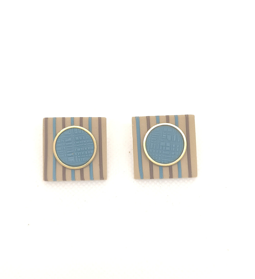 Tweed earrings