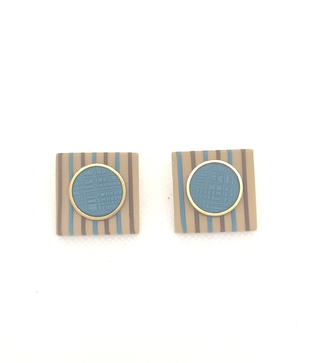 Tweed earrings