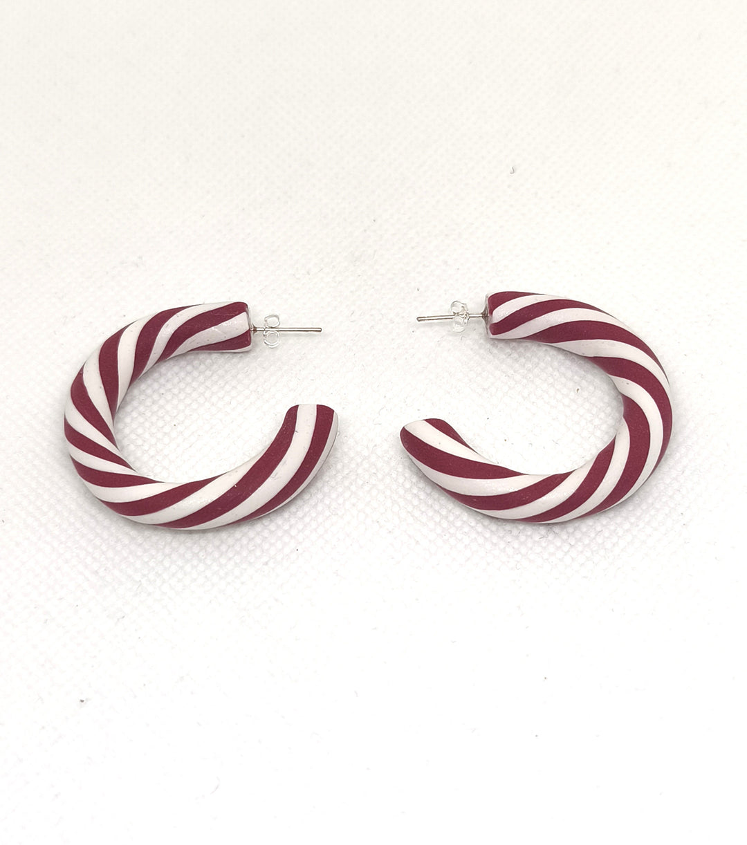 Peppermint Twist Hoops
