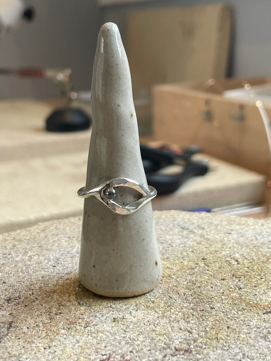 Silver ring handmade