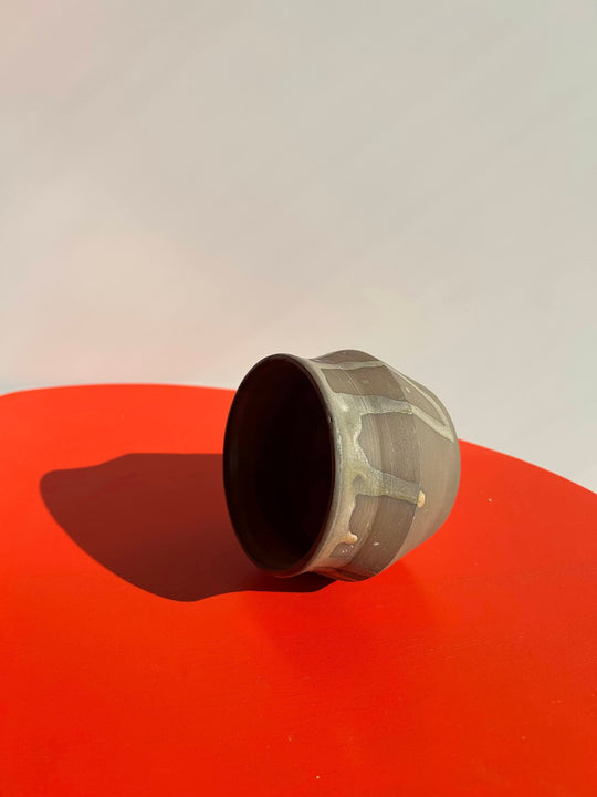Black Earthenware Vase