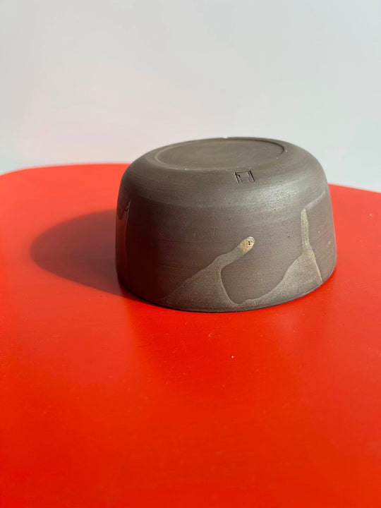 Black Earthenware Bowl
