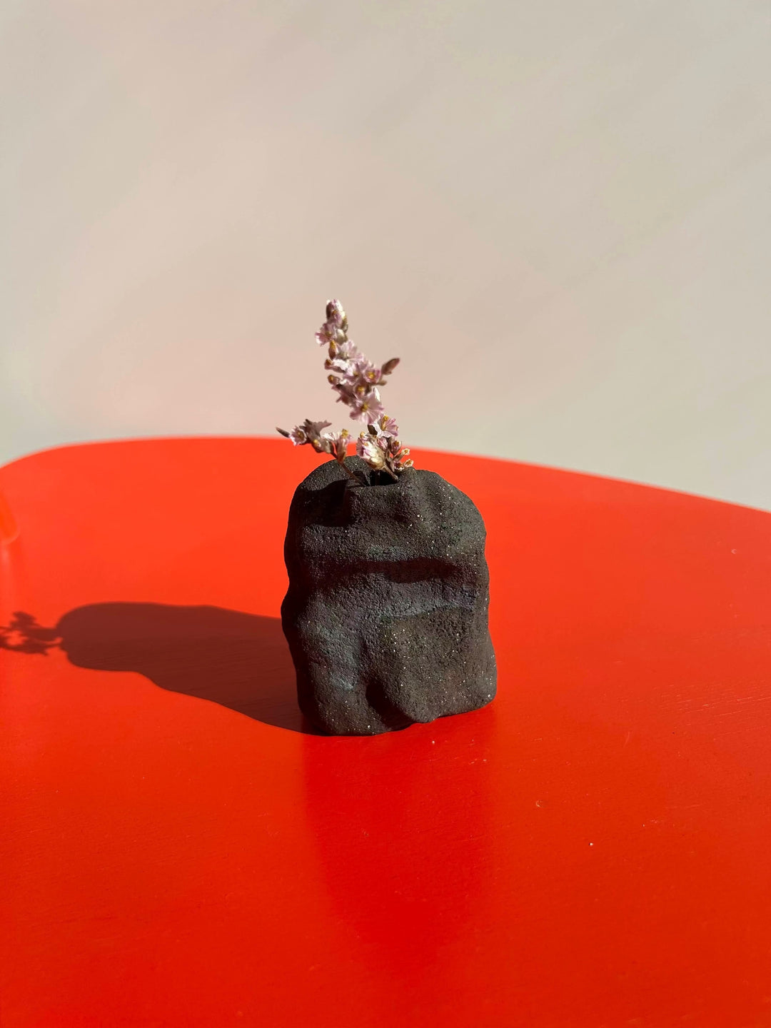 Stoneware Dry Vase - "Hunchback" Series