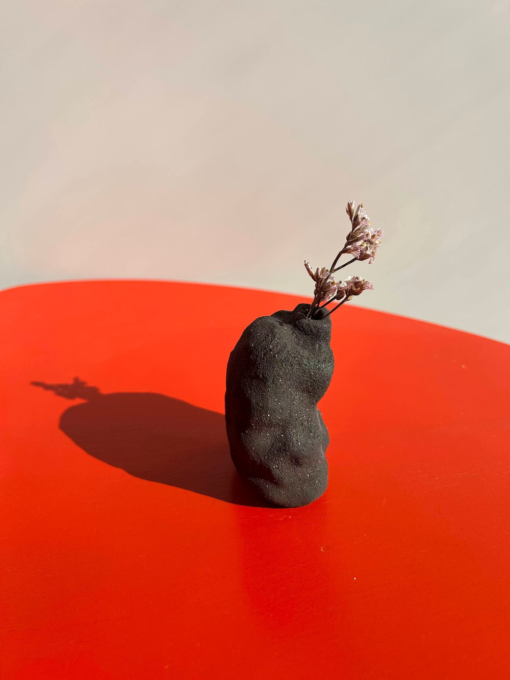 Stoneware Dry Vase - "Hunchback" Series