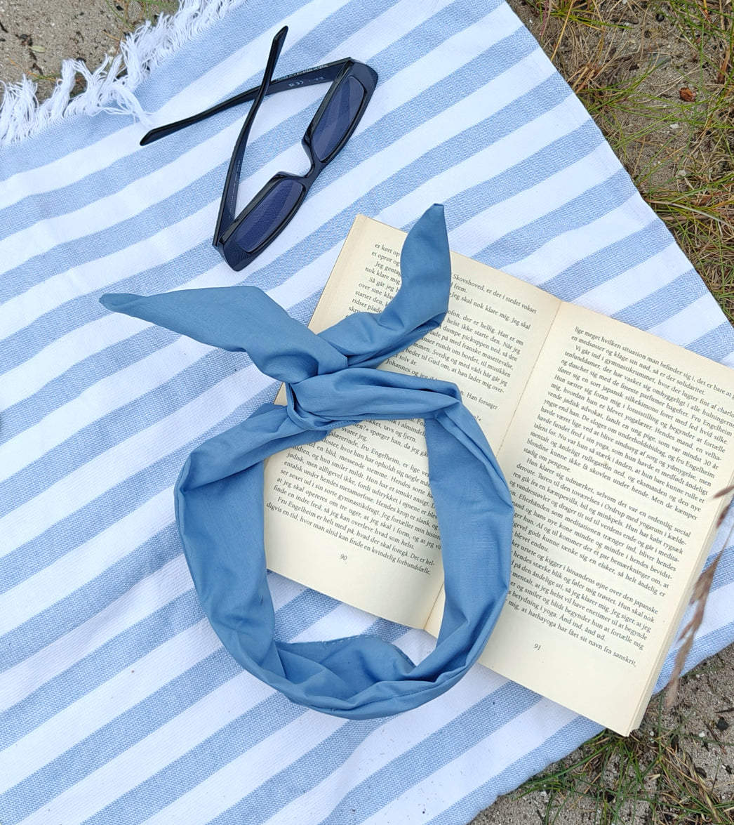 Small light blue wireheadband