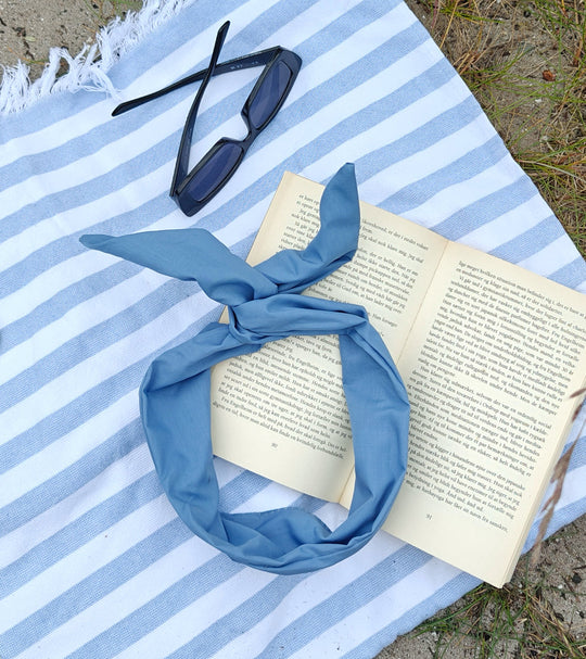 Small light blue wireheadband